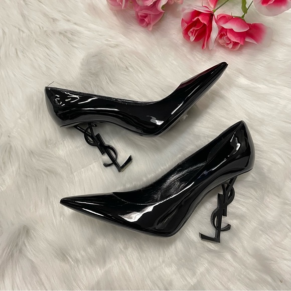Saint Laurent Shoes - YSL Opyum Patent Heel Pumps